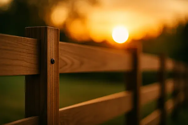 a wooden fence with the sunset as background from Dallas Fence Company in Dallas, TX - aluminum fence contractors a wooden fence with the sunset as background from Dallas Fence Company in Dallas, TX - aluminum fence contractors