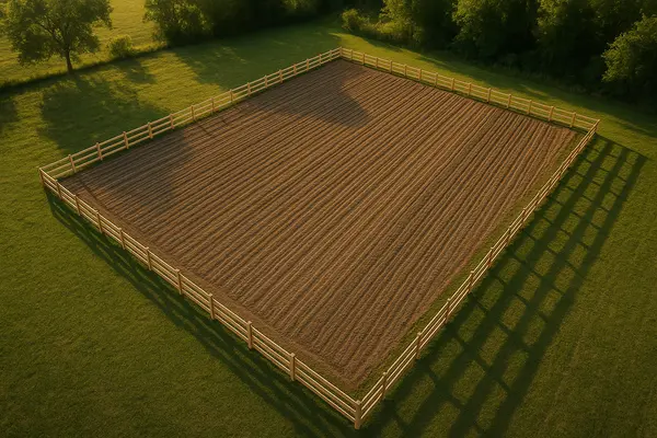 A fully fenced-in property used for commercial sawing from Dallas Fence Company in Dallas, TX - aluminum fence contractors A fully fenced-in property used for commercial sawing from Dallas Fence Company in Dallas, TX - aluminum fence contractors