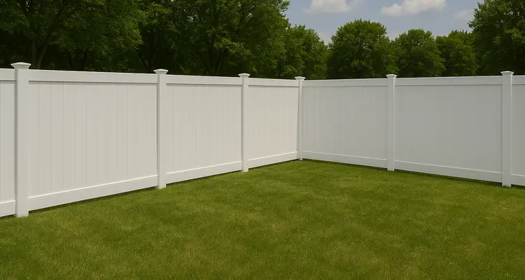a house backyard showin a white fence from Dallas Fence Company in Dallas, TX - fencing contractors