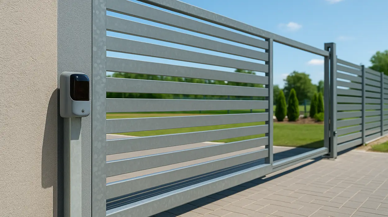 a galvanized metal fence from Dallas Fence Company in Frisco, TX - Frisco TX
